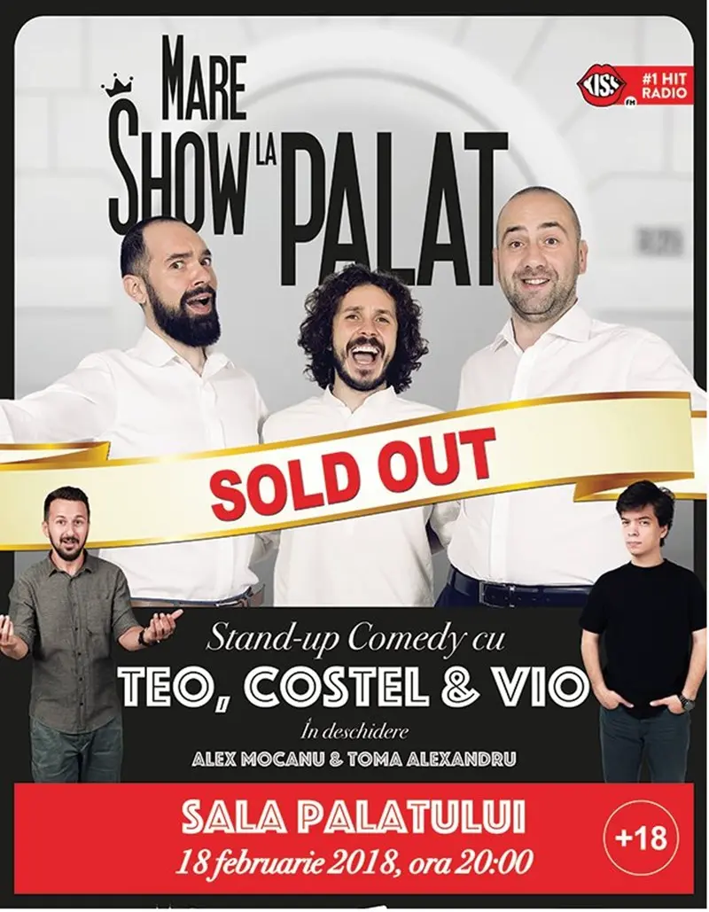 Teo, Vio și Costel: Mare Show la Palat